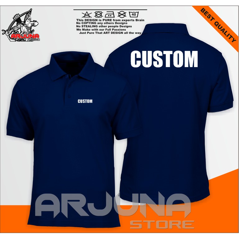 Jual Kaos Polo Sablon Desain Terbaru 