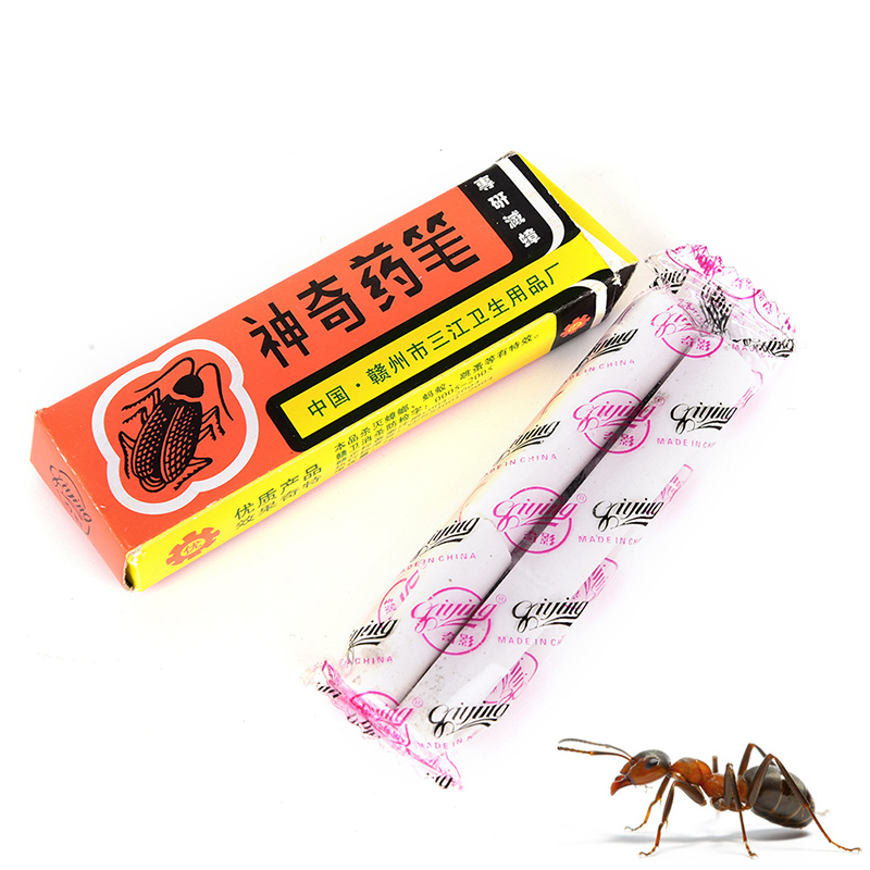 MXU 2Pcs/Pack Magic Insect Pen Chalk Kill Cockroach Roaches Ant Lice Flea Bugs