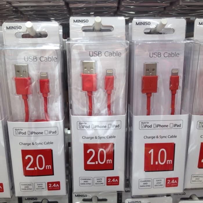 Miniso Kabel Data IPhone 2 Meter