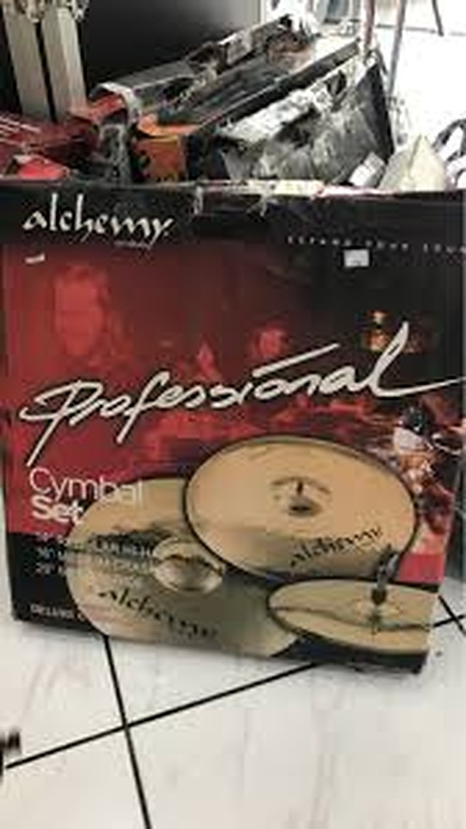 cymbal drum set/simbal drum set ALCHEMY PROFESSIONAL MSX ART ORIGINAL
