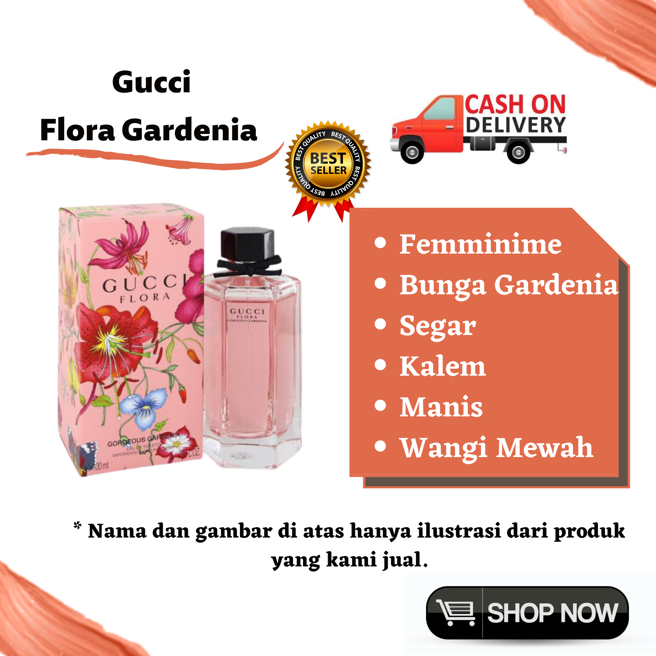 Minyak Wangi Wanita Tahan Lama 24 Jam Gucci Flora Farfum Wanita Tahan Lama  Gucci Flora 24 Jam Minyak Wangi Perempuan Perfume Wanita Farfum Perrempuan  | Lazada Indonesia