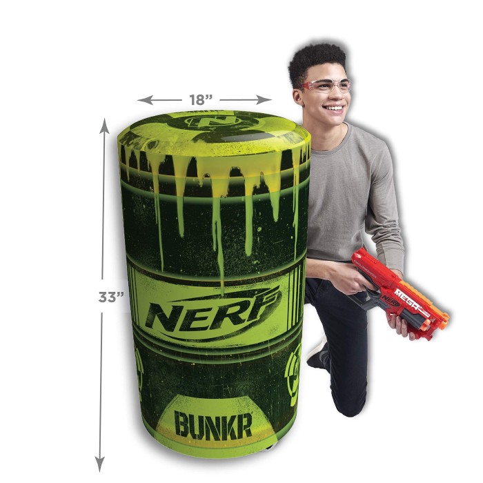 NERF BUNKR BATTLE ZONE INFLATABLE Barrier GAME BUNKER HASBRO ORIGINAL
