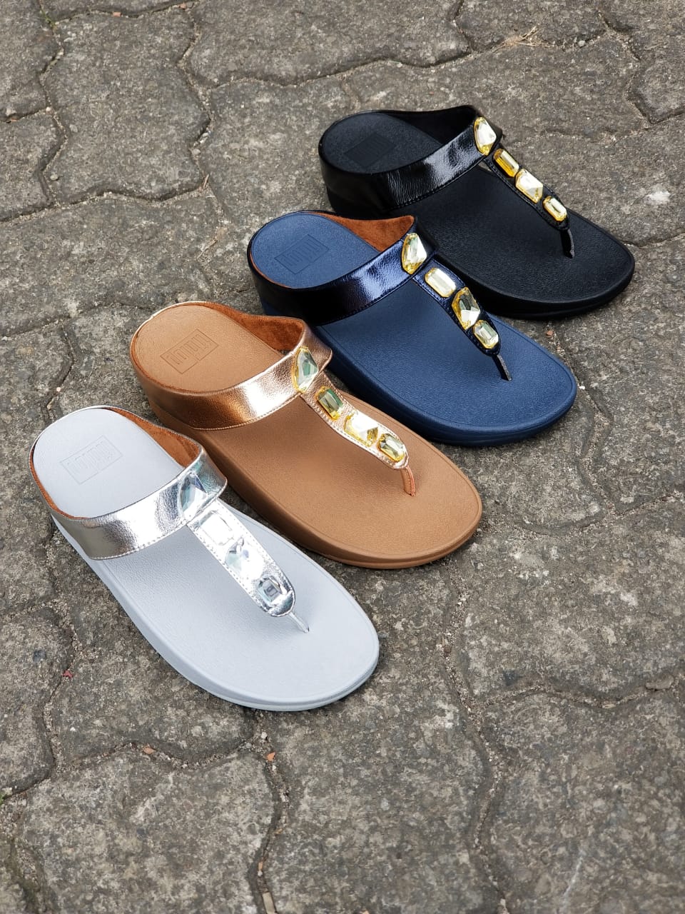 Fitfop Roka Toe Sandal Fitflop Wanita Lazada Indonesia