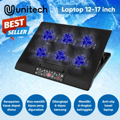 Coolingpad Laptop Kipas Pendingin Laptop 6 Kipas Cooler Unitech M8