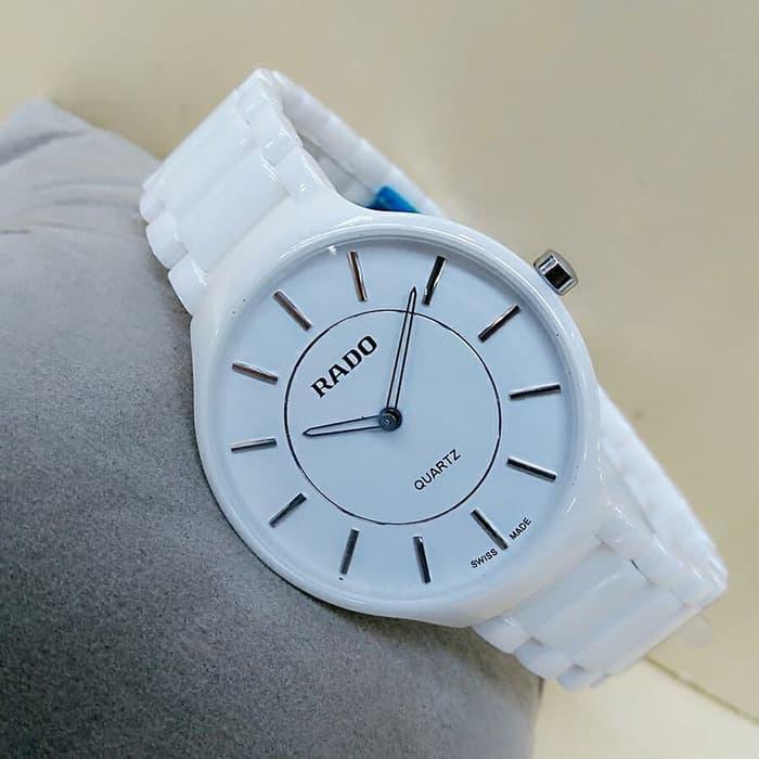 BAYAR DI TEMPAT COD...!!JAM TANGAN CEWEK WANITA RADO RD002 KERAMIK