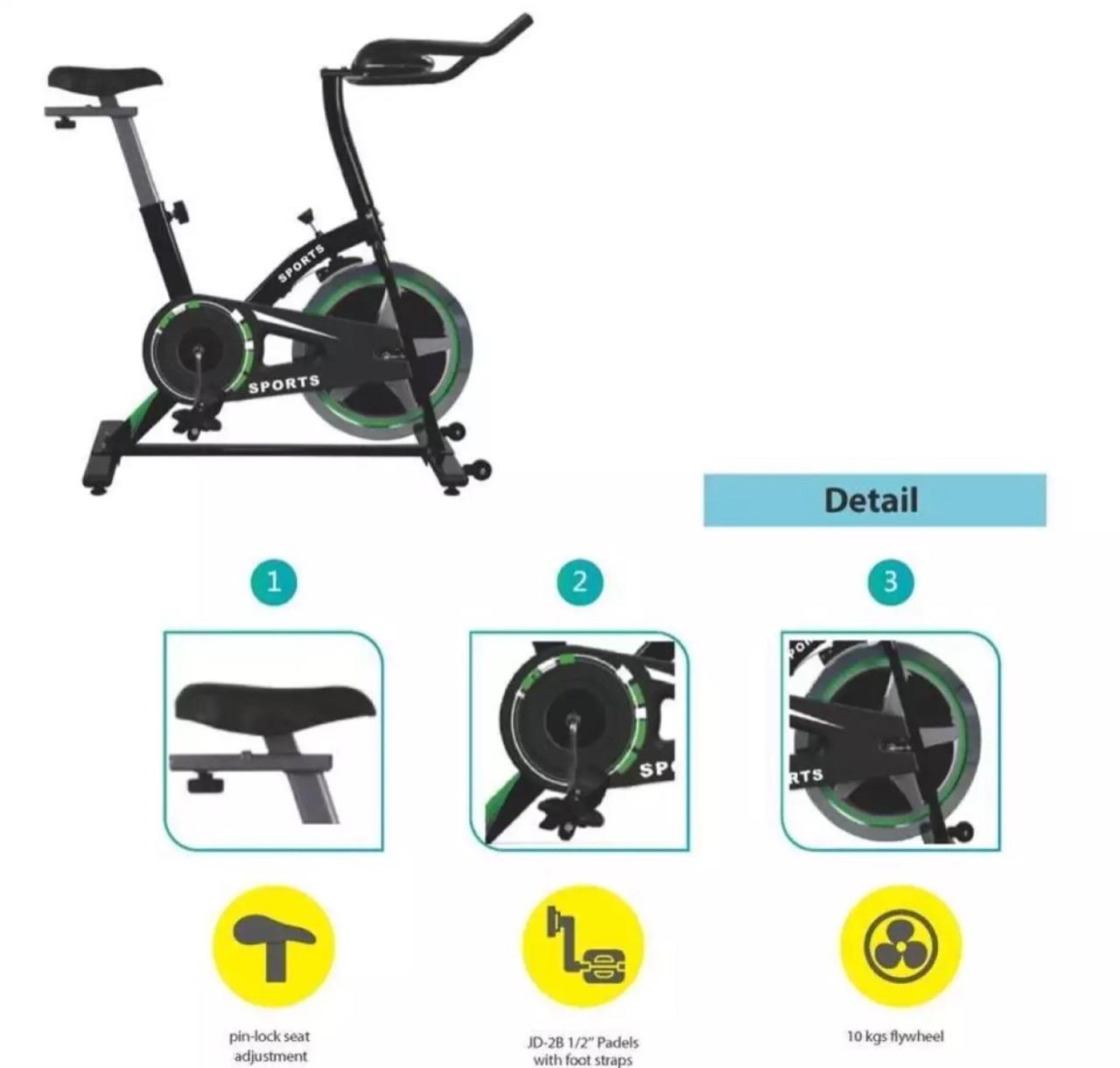 Gratis Ongkir Pulau Jawa - Bali ( Kota Denpasar ) - Idachi - Spinning Bike ID 9.1N - Sepeda Olahraga - Fitnes - Latihan Kardio