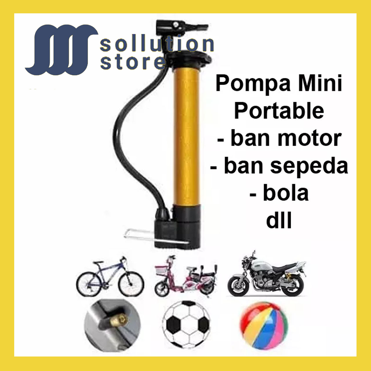 Pompa Ban Portable USB untuk Motor - Featured Image