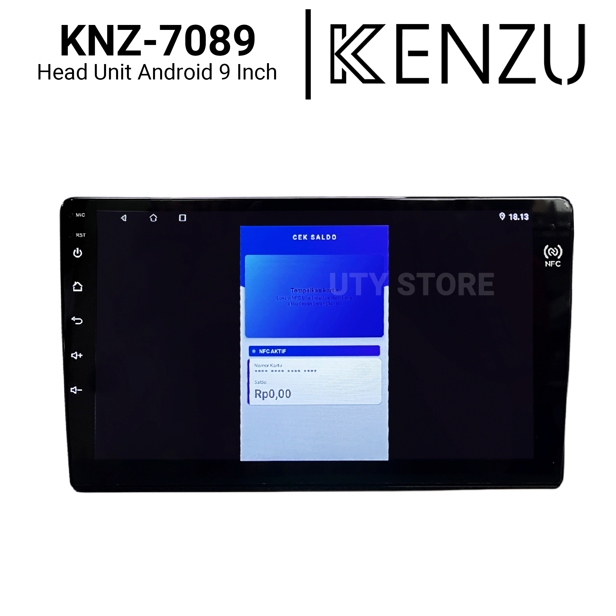 Sale Kenzo Kenzo Oreo Head Unit Double DIN Android KENZU 7/9/10