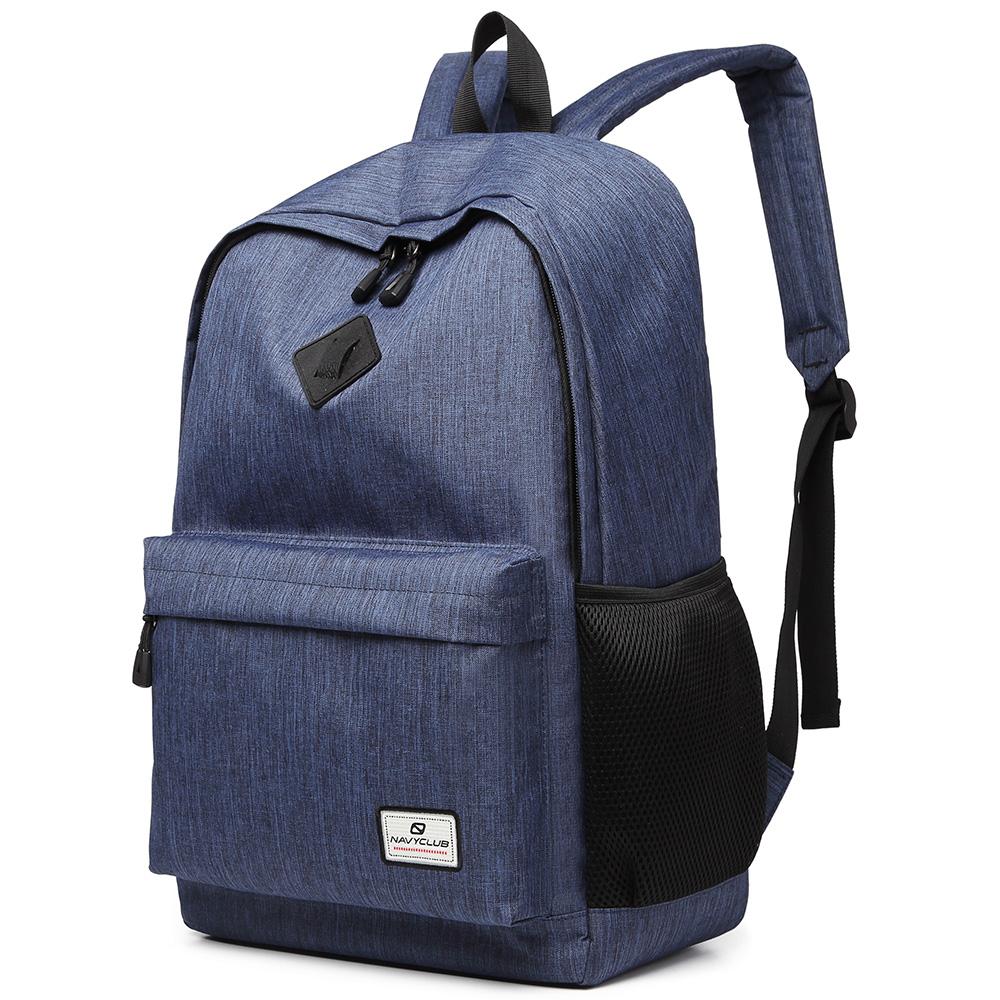 Navy Club Tas Ransel Laptop Kasual - Tas Pria Tas Wanita Tas Laptop Trendy EIBB Backpack Up to 14 inch Daypaack - Gratis Ongkir Seluruh Indonesia