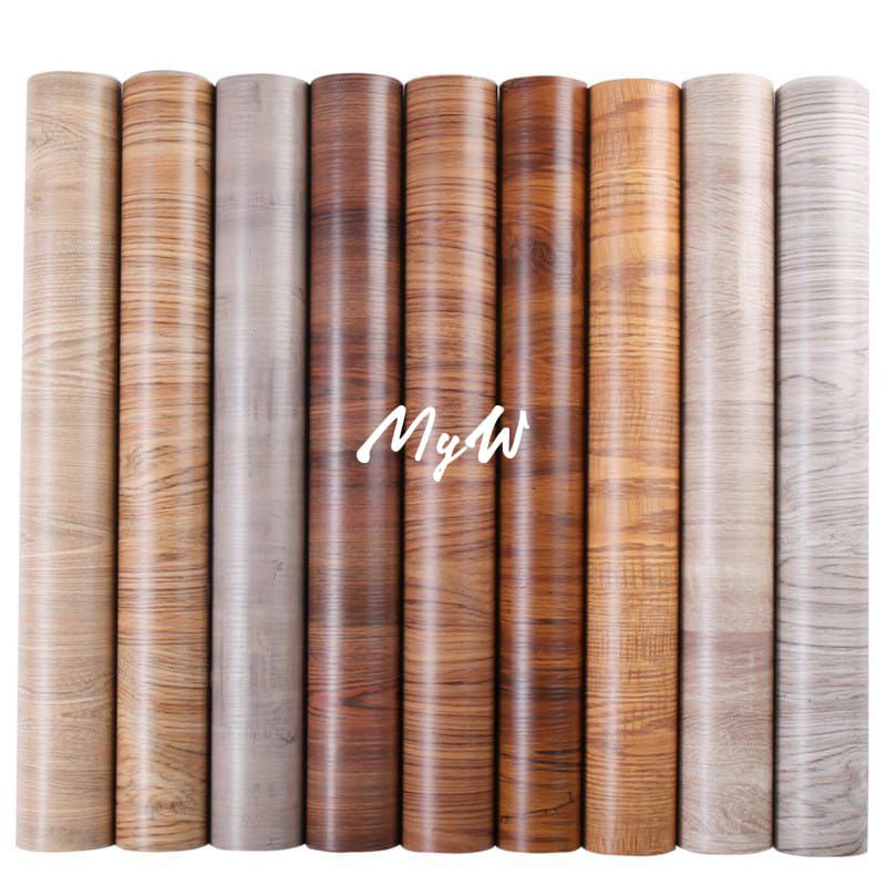 Wallpaper Stiker Kayu