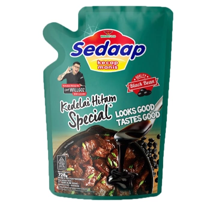 SEDAAP KECAP MANIS KEDELAI HITAM 728 GR