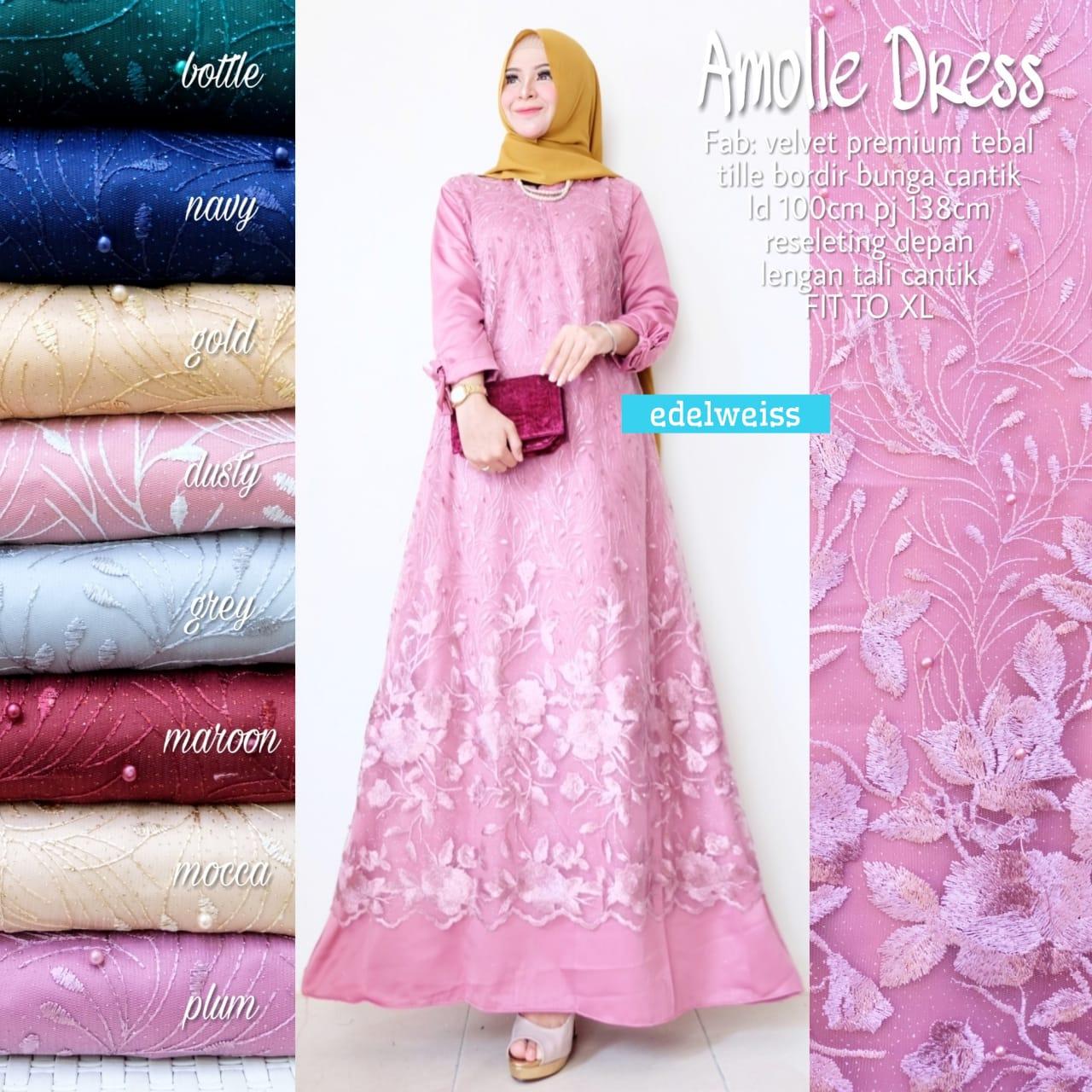 Amolle Dress Velvet Premium Bordir Gamis Kebaya Brokat Gamis Kondangan Gamis Pesta 2019 Model Baju Kebaya Model Gamis Pesta 2019 Model Brokat Modern Model Gamis Untuk Orang Gemuk Baju Gamis Batik Kombinasi Polos Dress Code