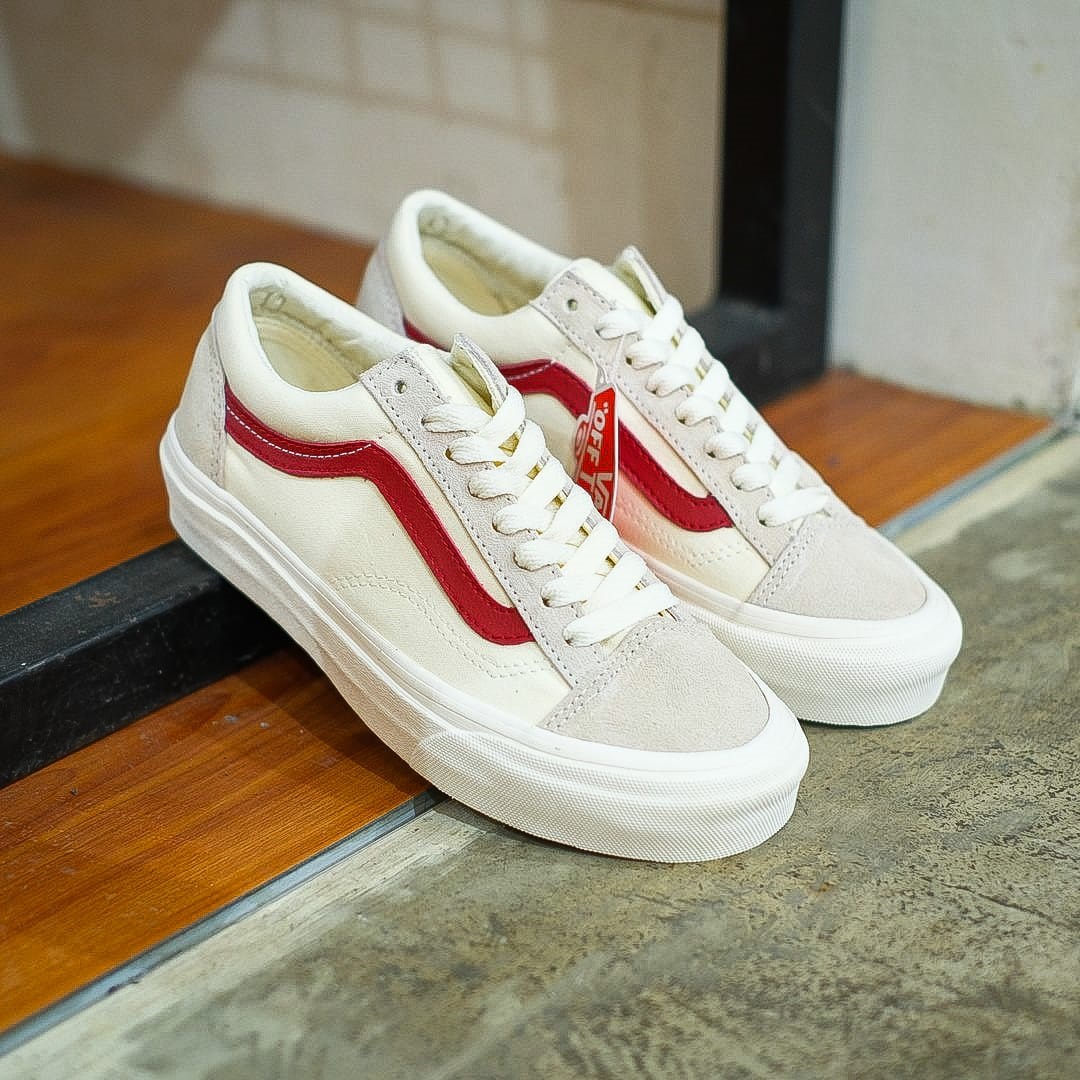 Terbaik Sepatu Pria Vans Old Skool Style 36 Marshmallow - Technical View