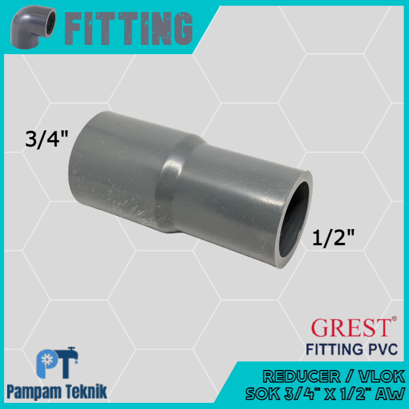 VLOK SOK 3/4 x 1/2 inci PLOK SOCK 3/4x1/2 GREST REDUCER SOCKET 3/4
