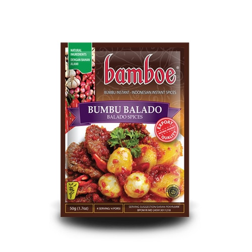 Bamboe Rendang Gr Bumbu Instant Indonesian Rendang Curry Lazada Indonesia