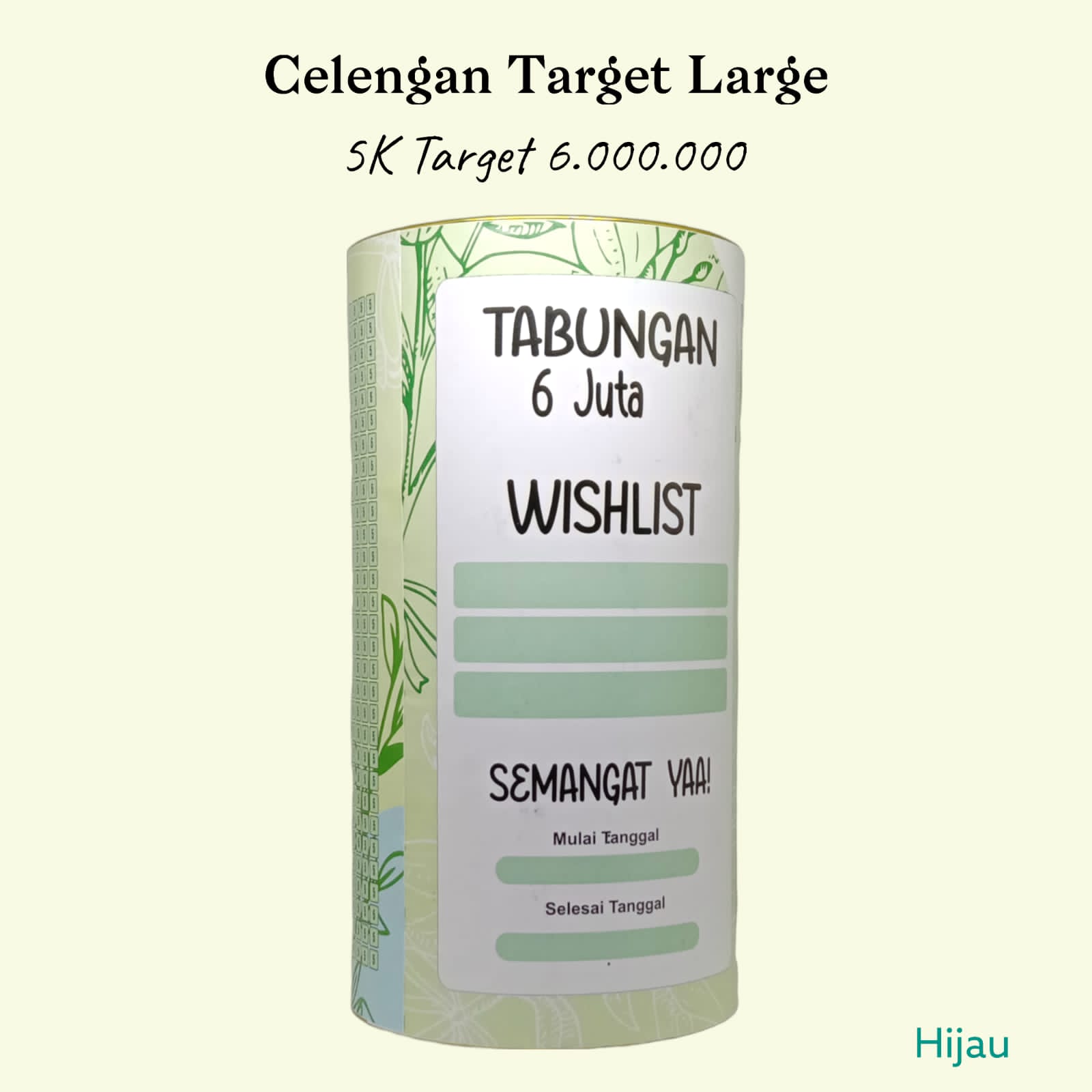 Celengan Target Jumbo 5k Target 6jt Celengan Viral Tabungan Target Buka