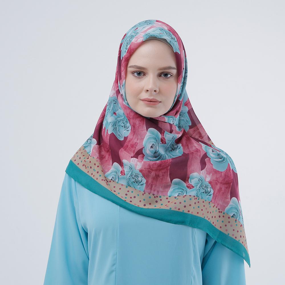 Model Jilbab Zoya  Terbaru  Dan  Harganya  Voal Motif