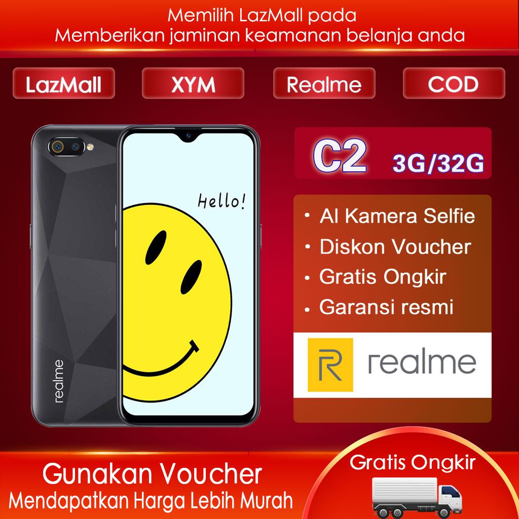 Realme C2 hp 3G+32G - COD,GratisOngkir,AI Kamera Selfie,Garansi resmi