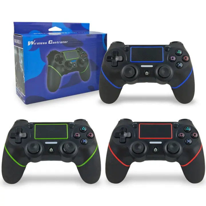 Pengontrol Game Ps4 Bluetooth Nirkabel Motor Ganda Dengan Getaran 6 Sumbu Pengontrol Ps4 Pengontrol Game Ps4 Lazada Indonesia