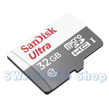 Micro SD Sandisk 32GB Ultra Memory Card Class 10