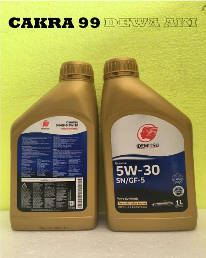 DISKON OLI MOBIL IDEMITSU SN GF5 5W30 FULLY SYNTHETIC 1 Liter Murah