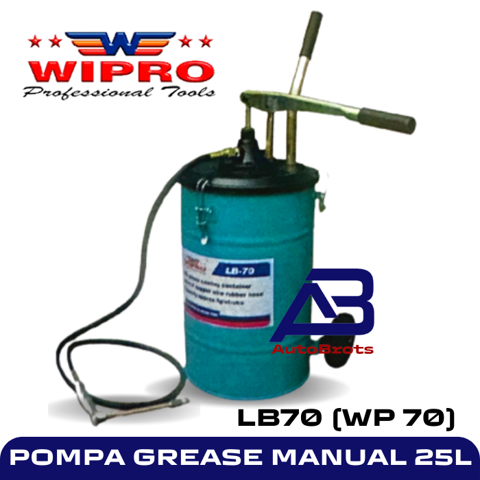 WIPRO Lubricator Grease Manual 25L / Alat Pompa Grease Manual Lazada