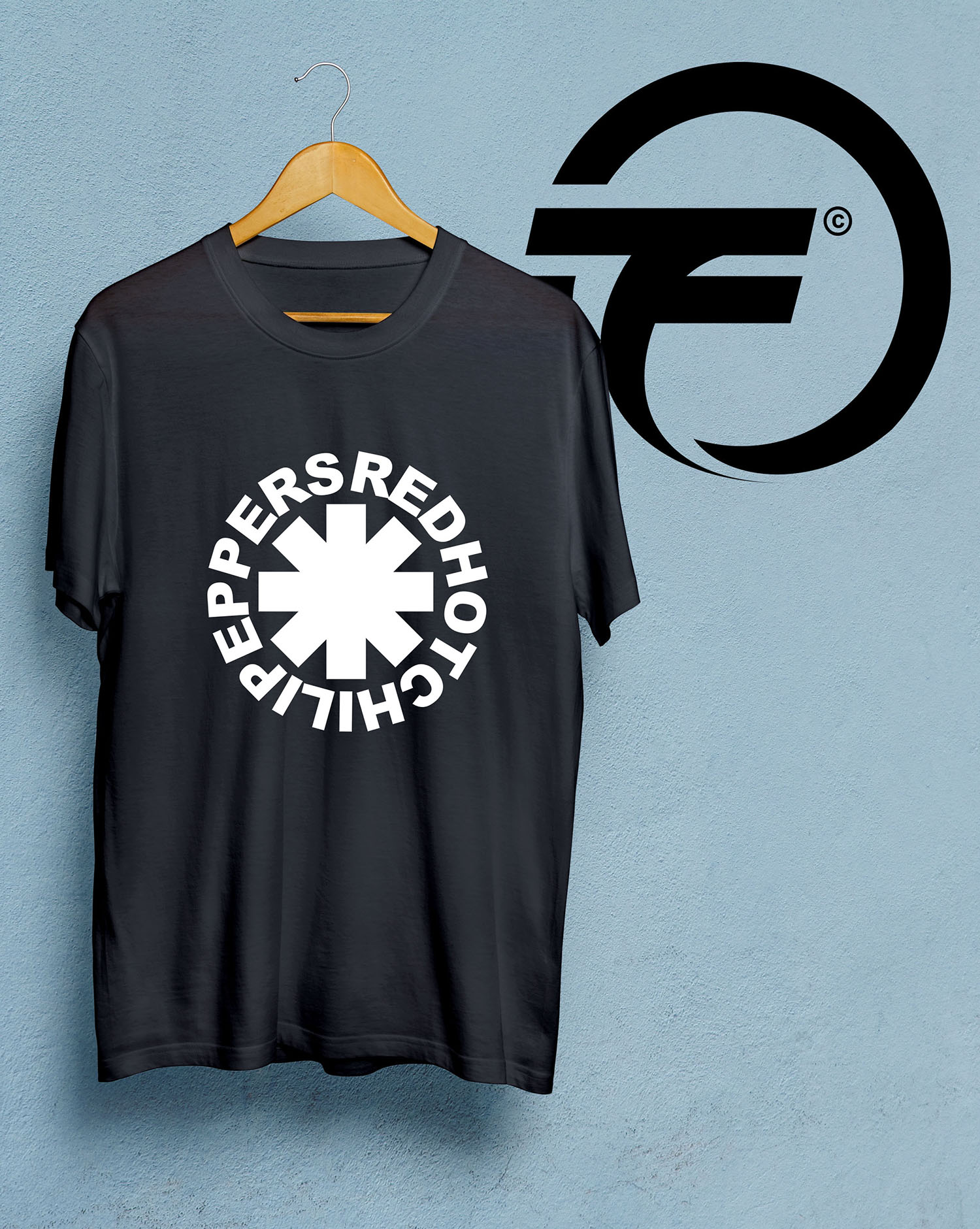 Hot Chili Peppers Logo PNG Kaos Custom 
