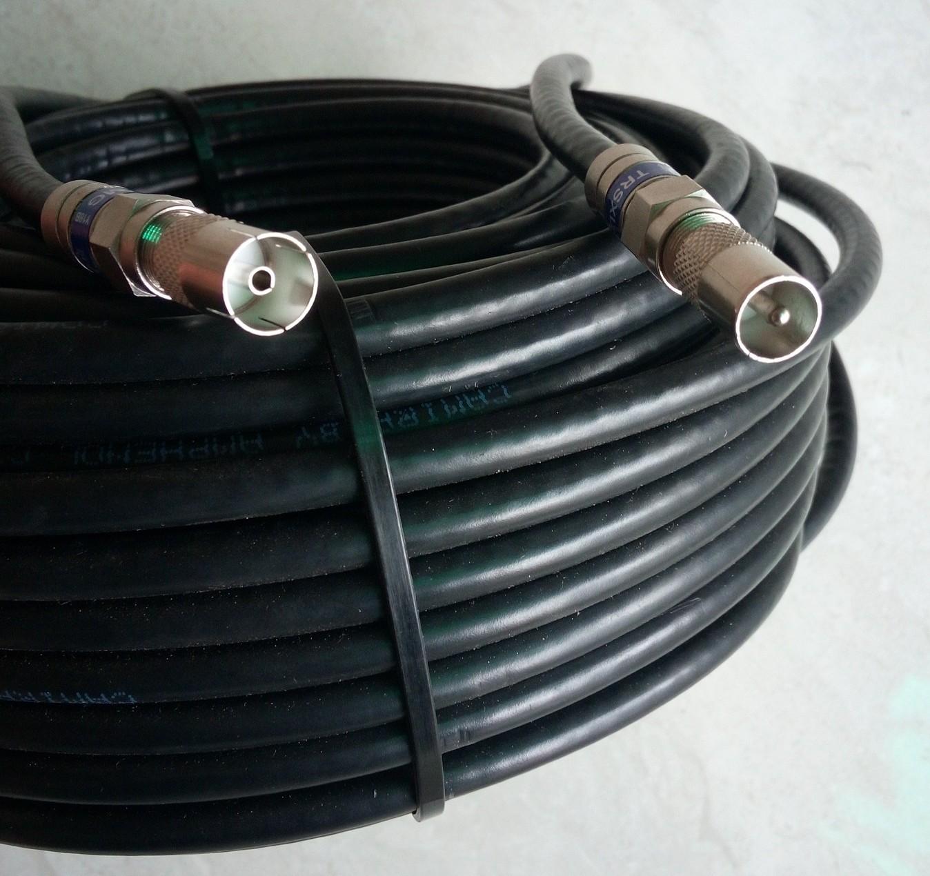Kabel antena tv platinum sambung perpanjangan female to male 20 m