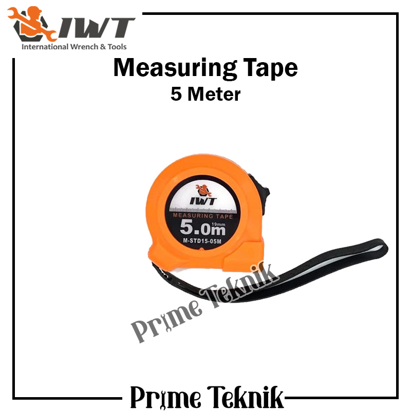 Meteran Measuring Tape 5 Meter IWT 5Meter 5M M Mtr Lazada Indonesia