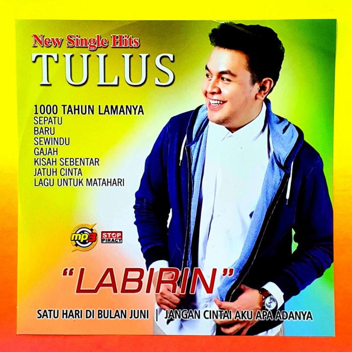 Kaset Cd Mp3 Musik Audio 150 Lagu Tulus Lagu Drive Lagu Killing Me Ins Lazada Indonesia