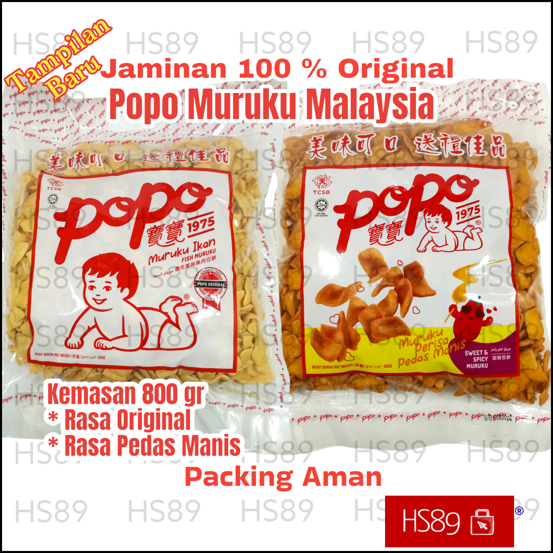 Kerupuk Ikan Maruku Asli Malaysia 800 gr - Popo Maruku - Maruku Ikan ...