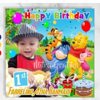 Unik Backdrop Ultah Background Wallpapper Banner Ulang Tahun Tema