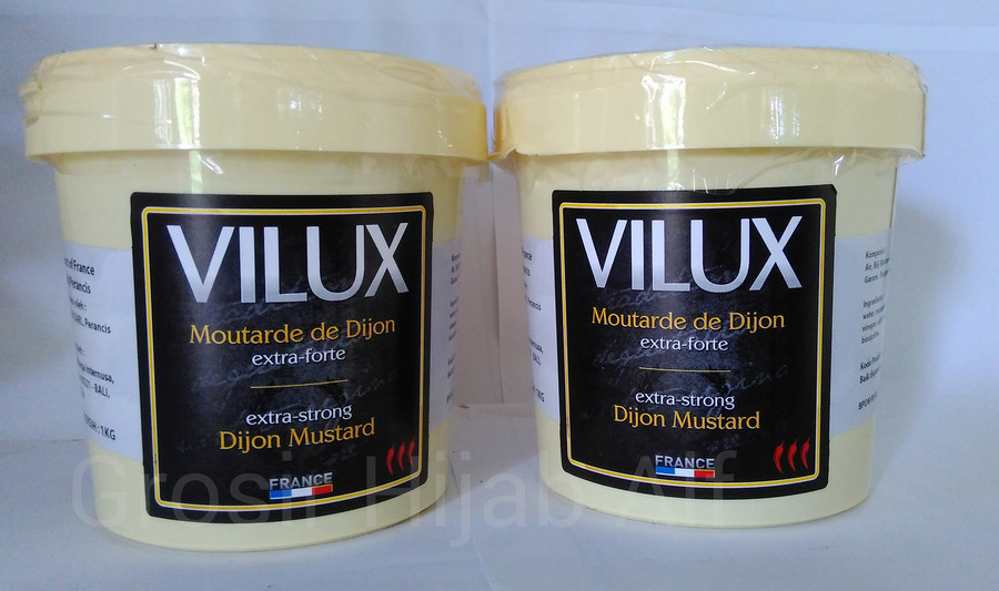 Vilux dijon Mustard Paste 1kg / Dijon Mustard Extra Strong Lazada Indonesia
