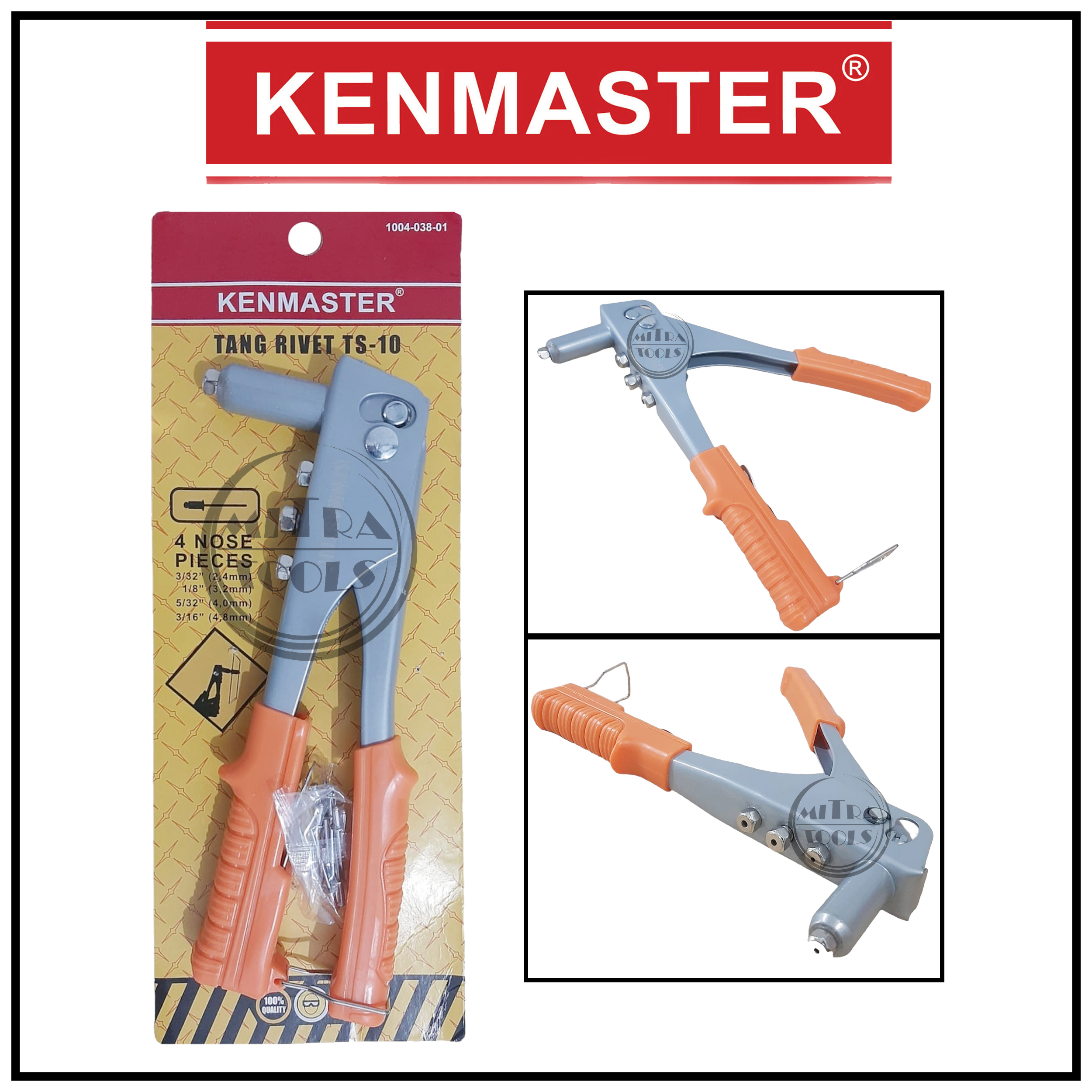 Tank Ripet KENMASTER TS-10 Tang Rivet / Hand Riveter Alat Tembak Paku Rivet Tang ...