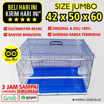 Kandang Kotak Besi Tebal Lipat Sangkar Umbaran Ternak Breeding