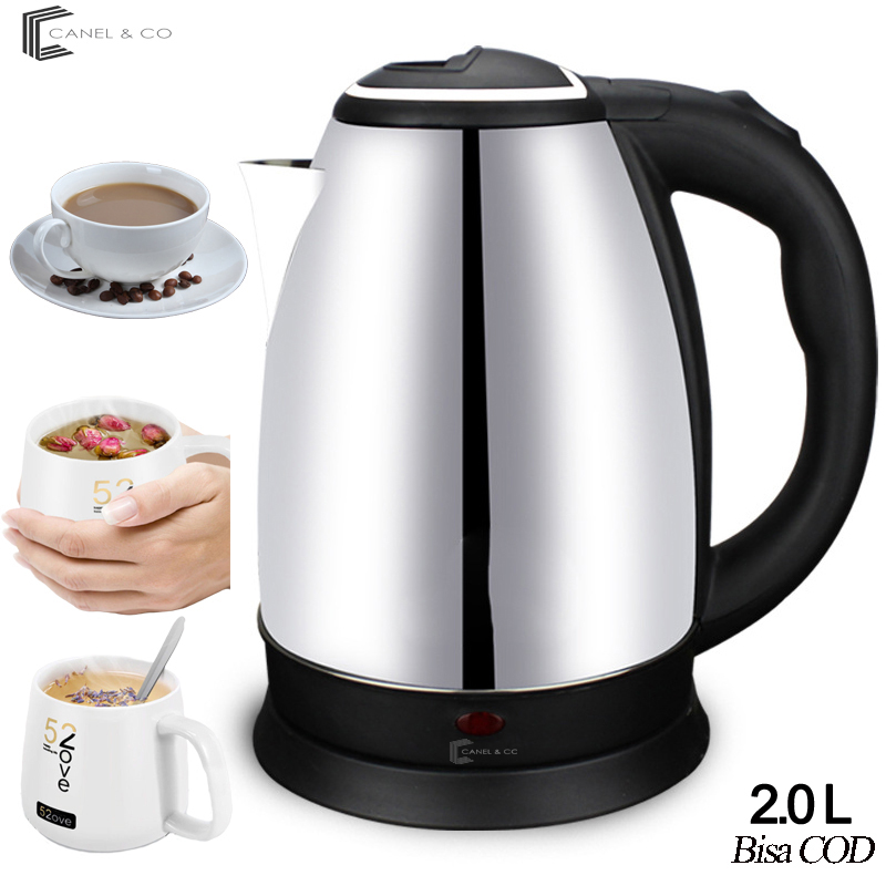 CANEL&CO Teko Listrik Pemanas Air Water Electric Kettle ketel besar