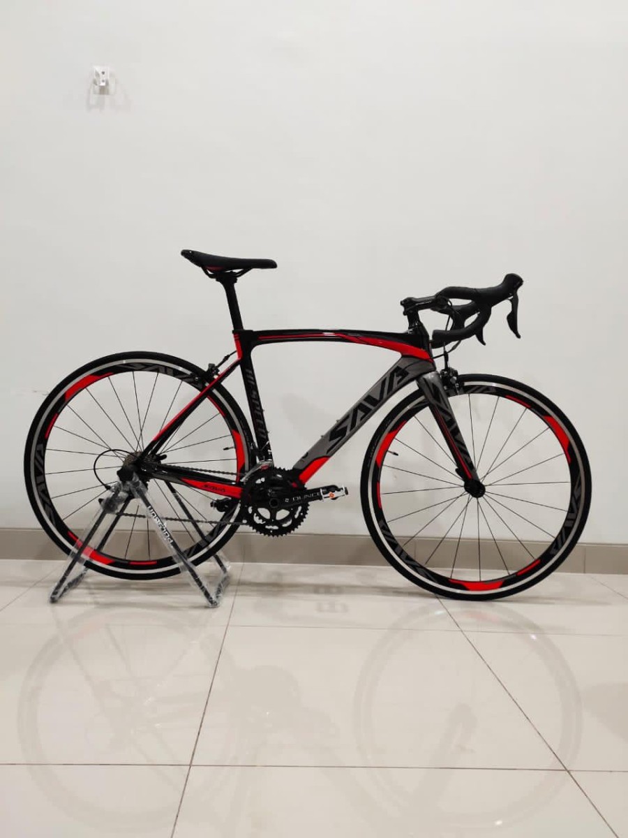 Sepeda Road Bike SAVA WARWIND 5.0 CARBON SHIMANO 105 | Lazada Indonesia