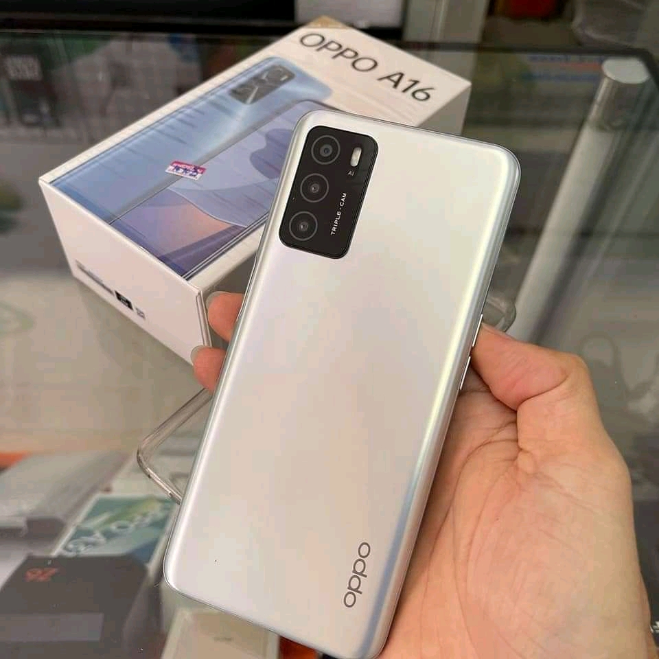 gambar oppo a16 silver