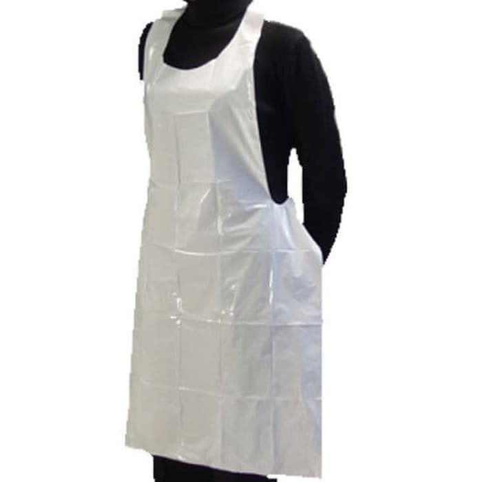 APRON PLASTIK DISPOSABLE APRON / CELEMEK PLASTIK / APD BADAN | Lazada ...