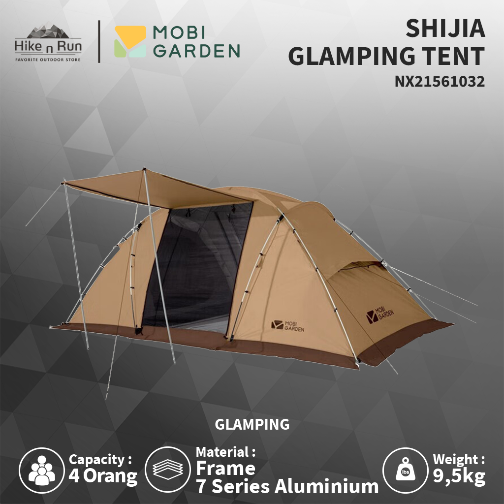 Tenda Camping Mobi Garden NX21561032 Shijia Glamping Tent | Lazada ...