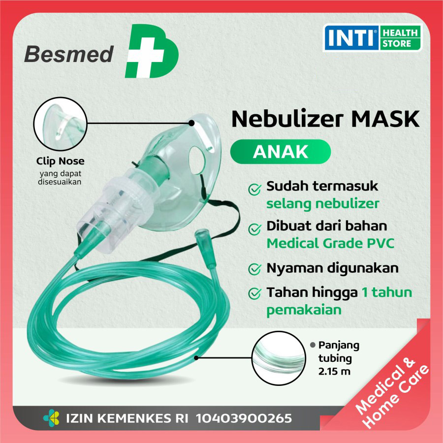 Besmed | Nebulizer Mask for Child | Masker Nebulizer Untuk Anak ...