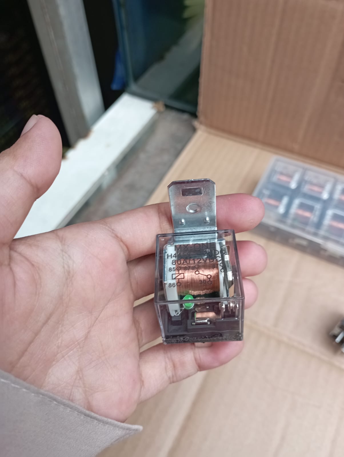 Relay Transparan Lampu Kaki 5 12v 80 Ampere Relay Klakson 12 Volt 5