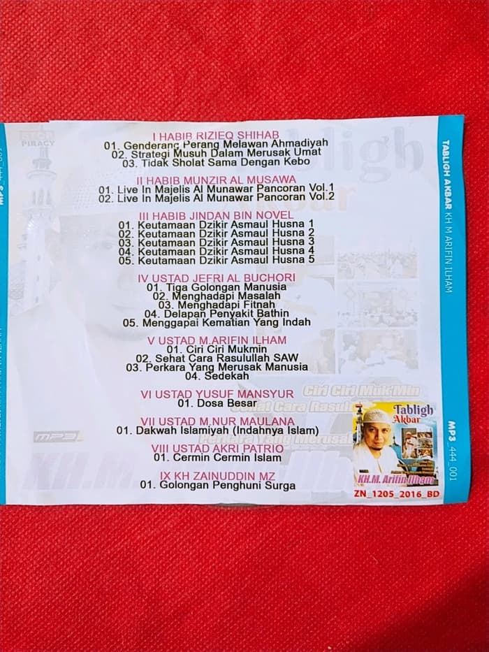 New Kaset Mp3 Audio Ceramah Agama Islam Kh M Arifin Ilham Dkk Lazada Indonesia New Kaset Mp3 Audio Ceramah Agama Islam Kh M Arifin Ilham Dkk Lazada Indonesia