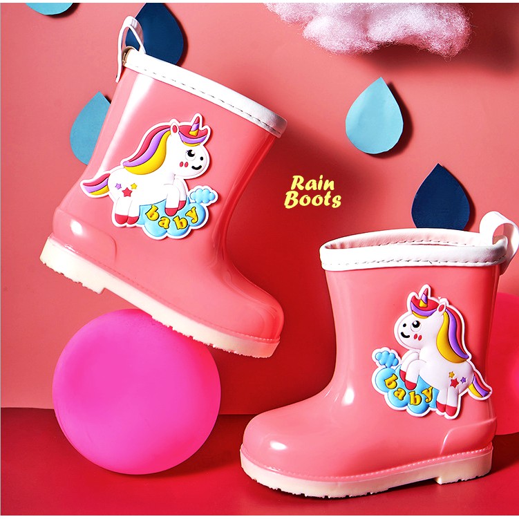 pink dinosaur rain boots