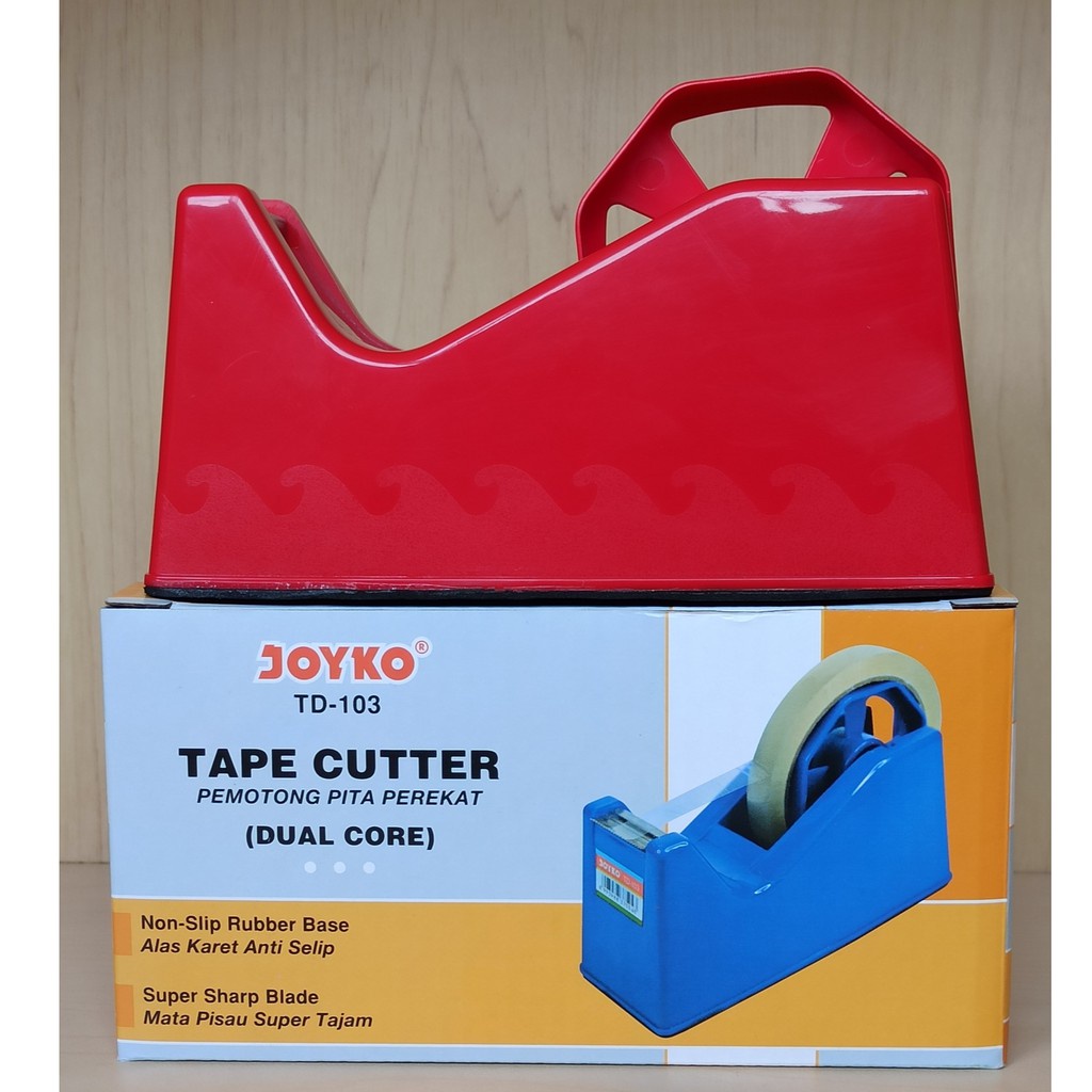 Cutter Isolasi Dispenser TD-103 Joyko / Tape Cutter / Tempat Isolasi Bisa 2 Ukuran ...