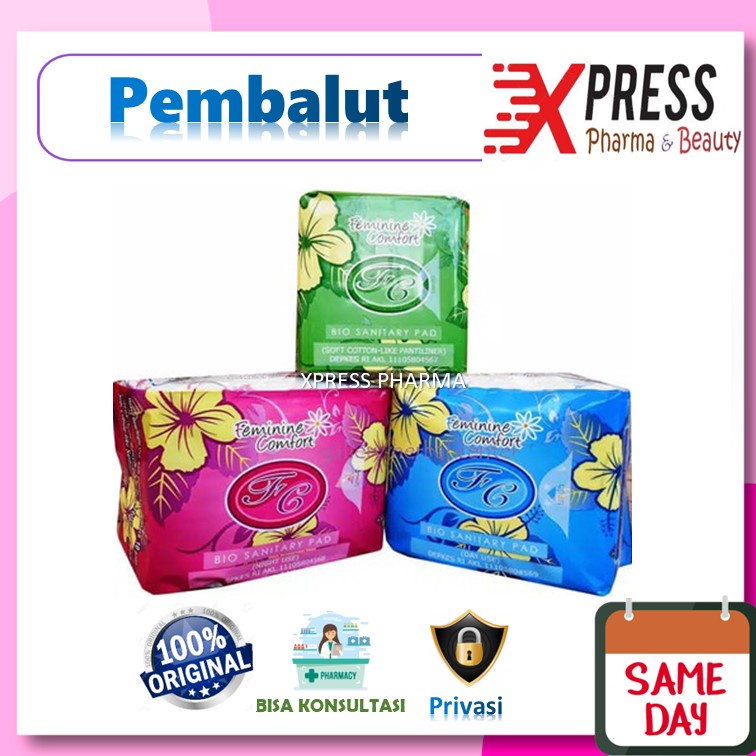⚡XPRESS⚡ AVAIL Pembalut Herbal Day Night Pantiliner Merah Biru Hijau Keputihan Haid Mens Afail