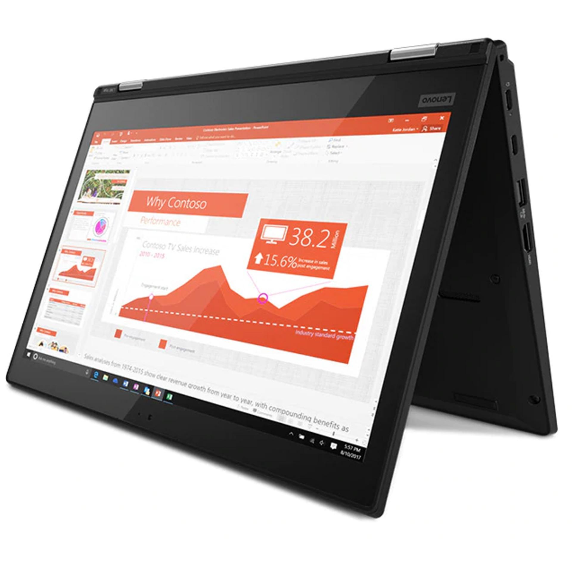 Lenovo Thinkpad Yoga L380-1N00 Black (Intel Core i5-8250U - RAM 8GB DDDR4 - 256GB SSD - 13.3 - Windows 10 Pro - 3 Years Warranty) Laptop 2 in 1 Touchscreen