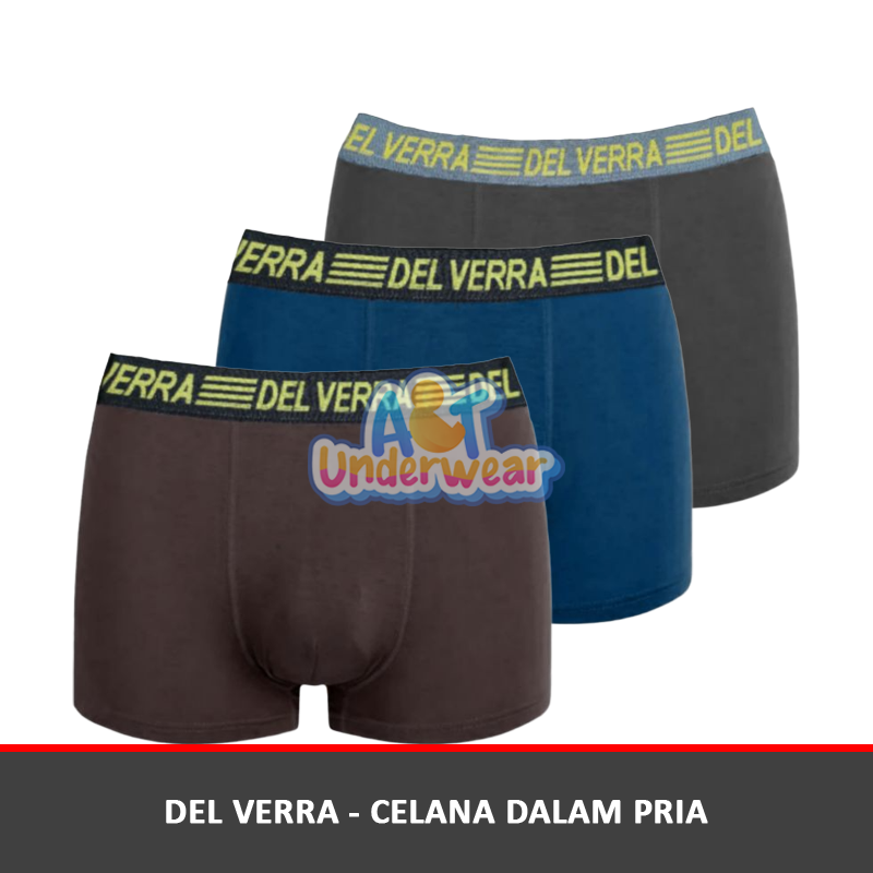 AT158- PCS CD Del verra Boxer Celana Boxer Remaja celana