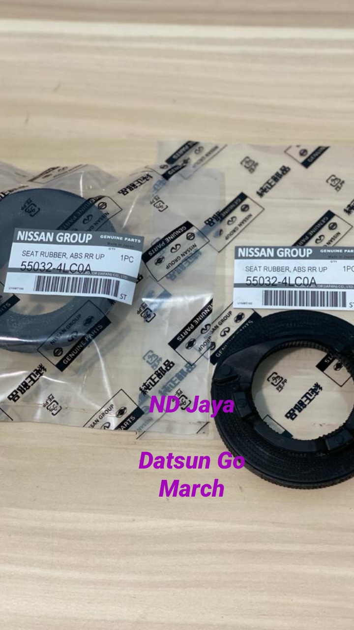 KARET TATAKAN PER KEONG BELAKANG ATAS DATSUN GO NISSAN MARCH ORIGINAL ...