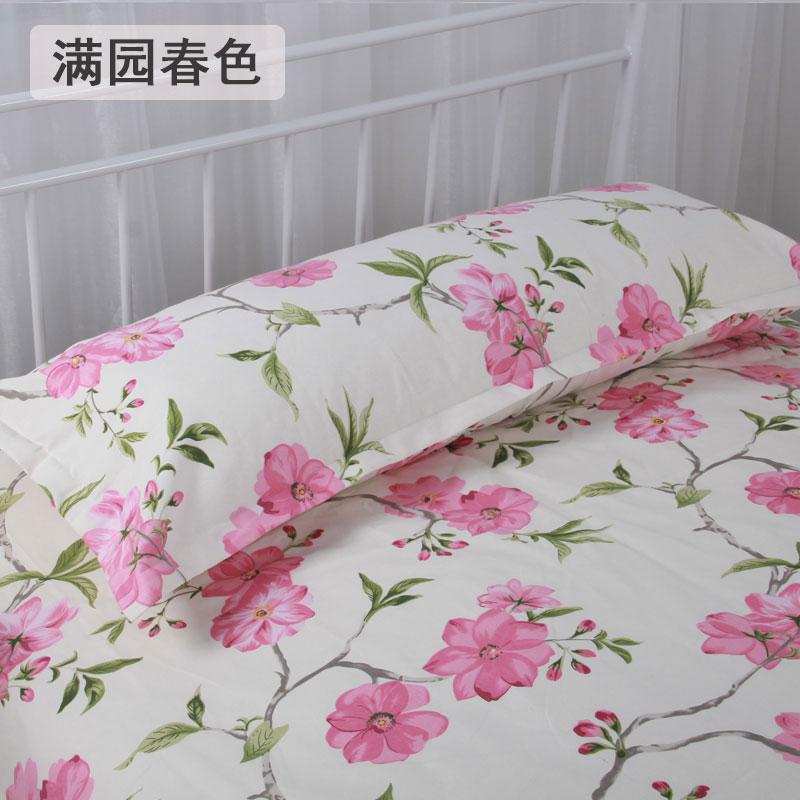 Bộ Gối Dài Hai Người Vỏ Gối 1.5 M 1.2 M 1.8 M 100% Cotton Dáng Dài Vỏ Gối Vài 100% Cotton Vải Thô Mùa Hè